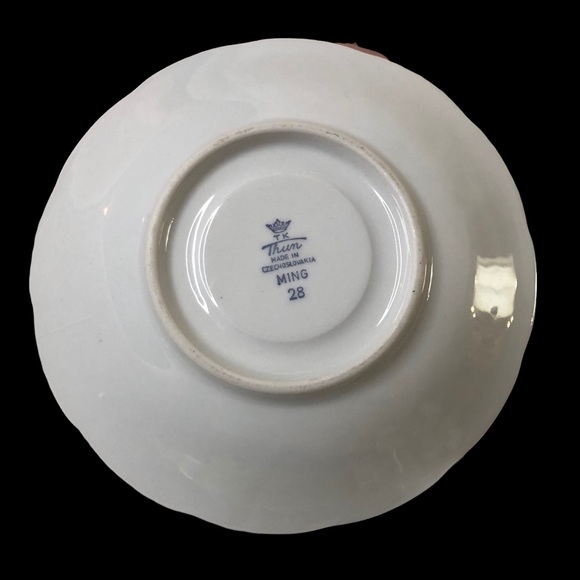 TK Thum Replacement Saucer for Ming Pattern; Cup Saucer Fine China Floral - Picture 5 of 5